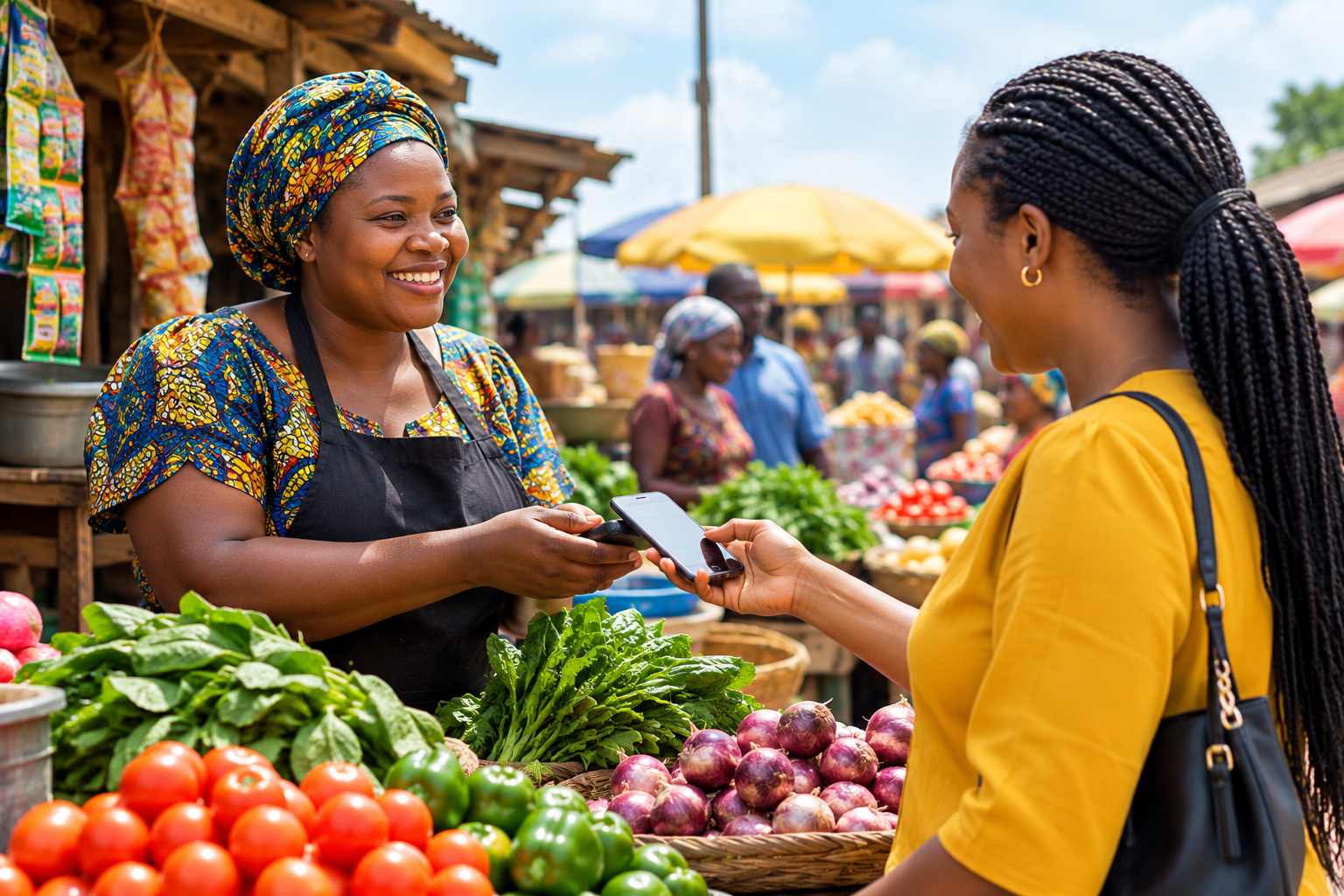 African community and marketplace